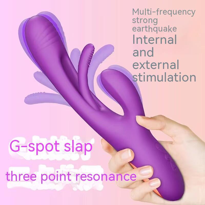 Hand-held Three-point Co-shock Internal Vibration For Women - SqueezeBx