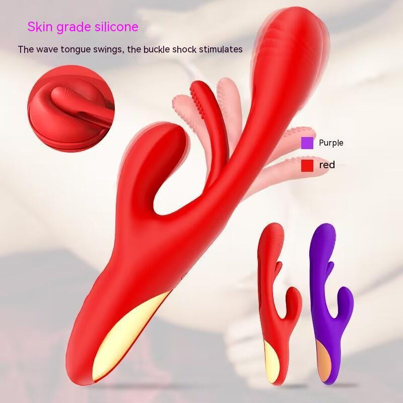 Hand-held Three-point Co-shock Internal Vibration For Women - SqueezeBx