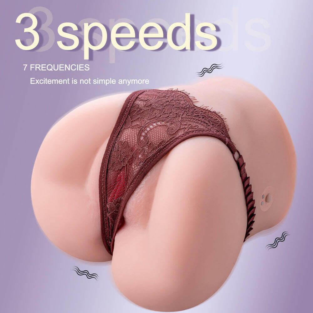 Short n Sweet - Vibrating Ass Lifelike Feel - Joy Toy - SqueezeBx