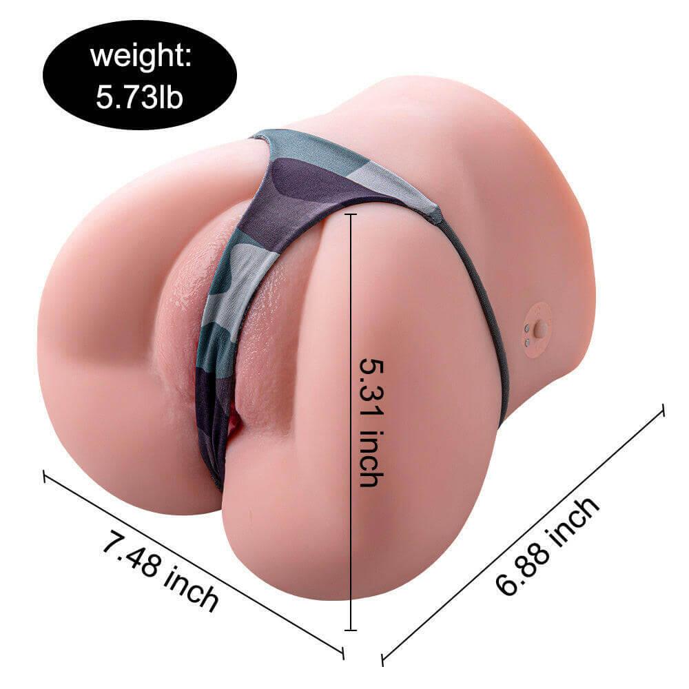 Short n Sweet - Vibrating Ass Lifelike Feel - Joy Toy - SqueezeBx